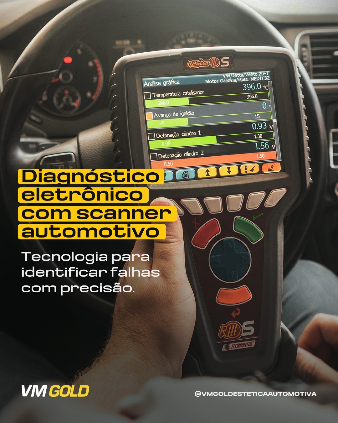 Diagnóstico com scanner